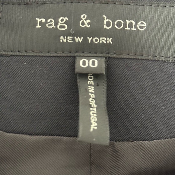 RAG & BONE Uni Contrast Piping Wool Blend Blazer Size 00 - Picture 11 of 16
